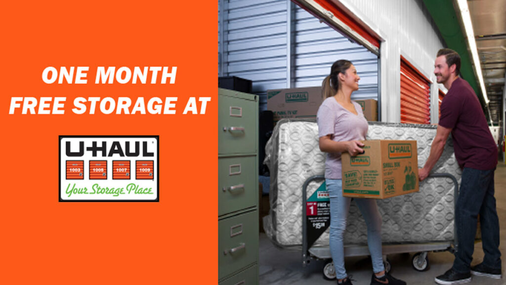 U-Haul First Month Free Coupon