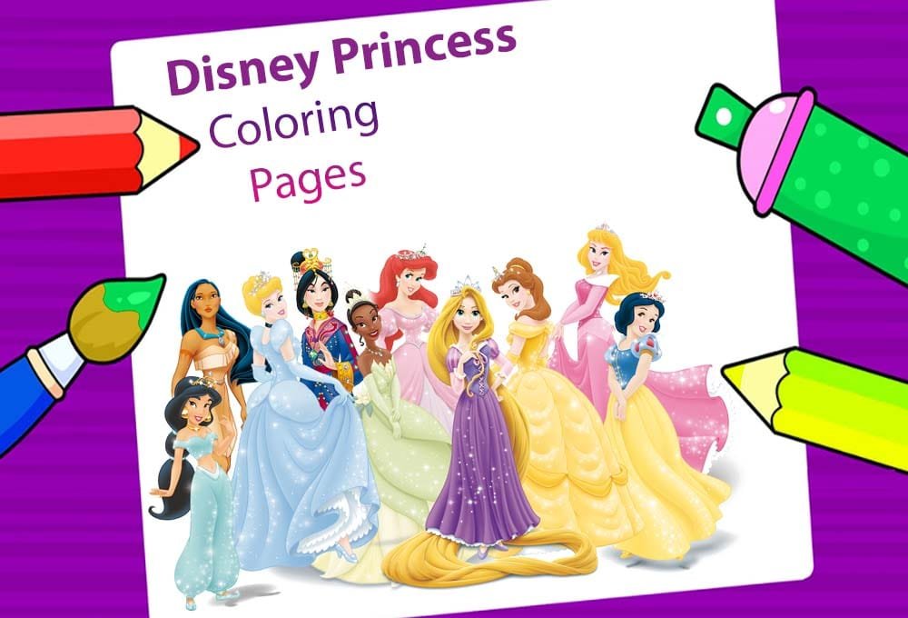 Disney Princess Coloring Pages