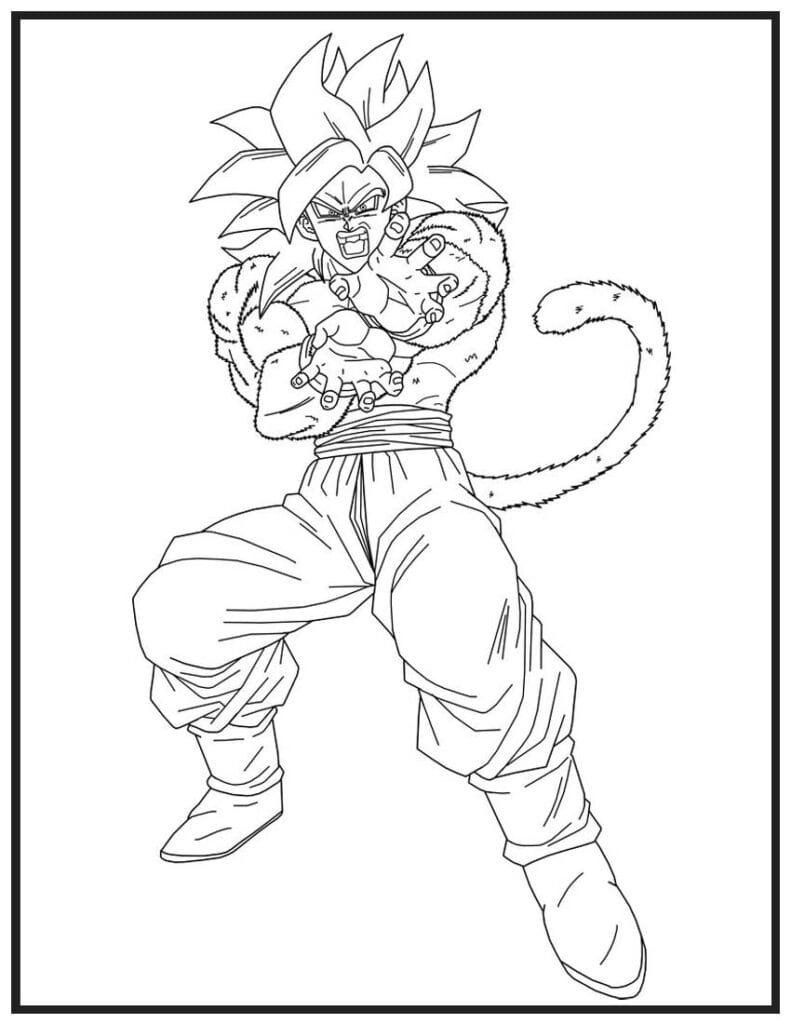 Gokus Super Saiyan 4 Form