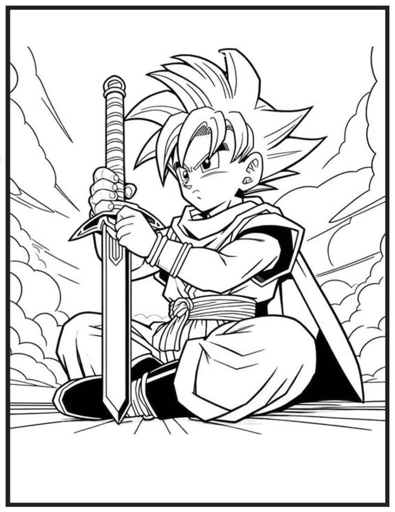 Goten with a Sword