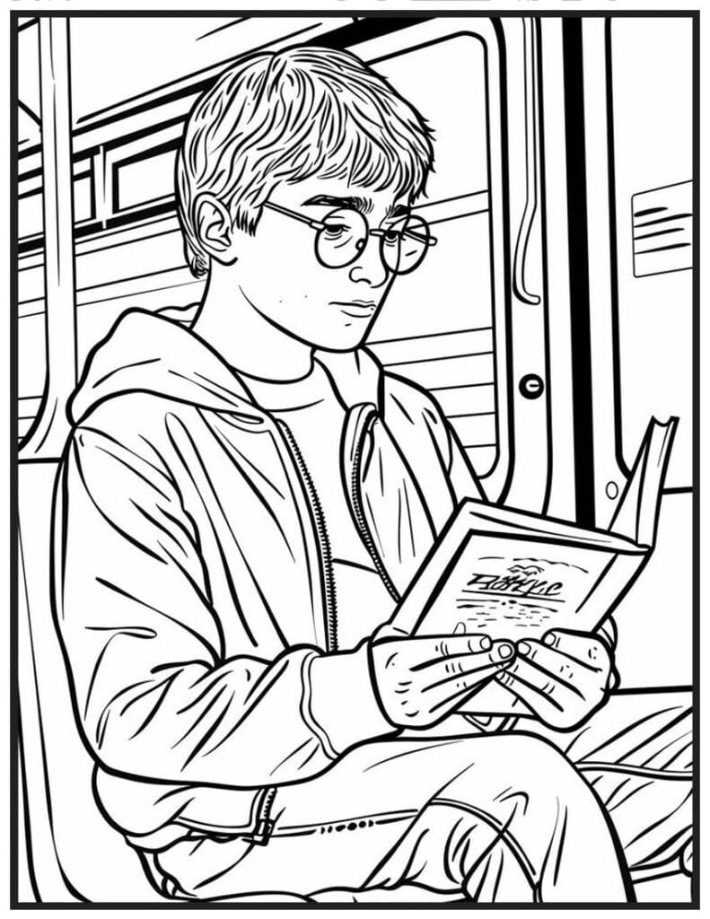 Harry Potter in the Train