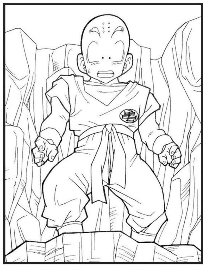 Krillin in Training