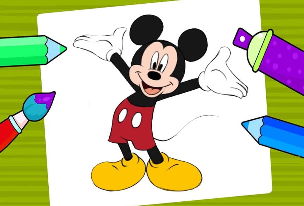 Mickey Mouse Coloring Pages