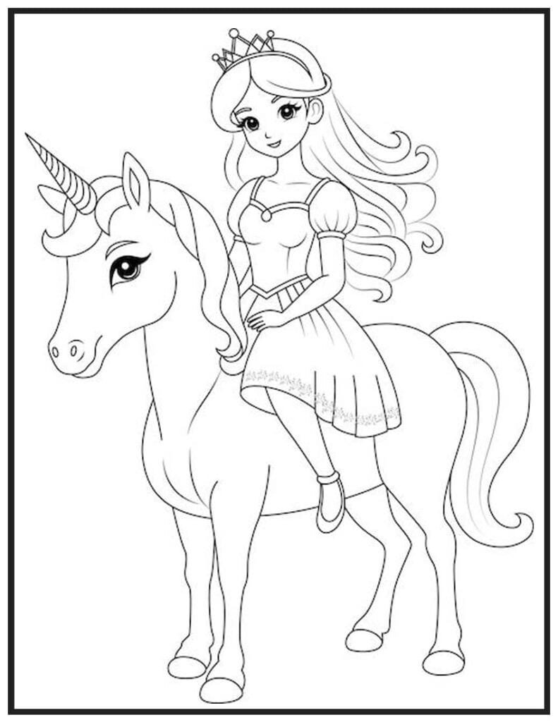 Princess Ride with Unicorn