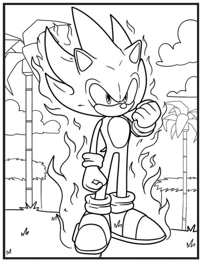 Sonic Blazing Aura