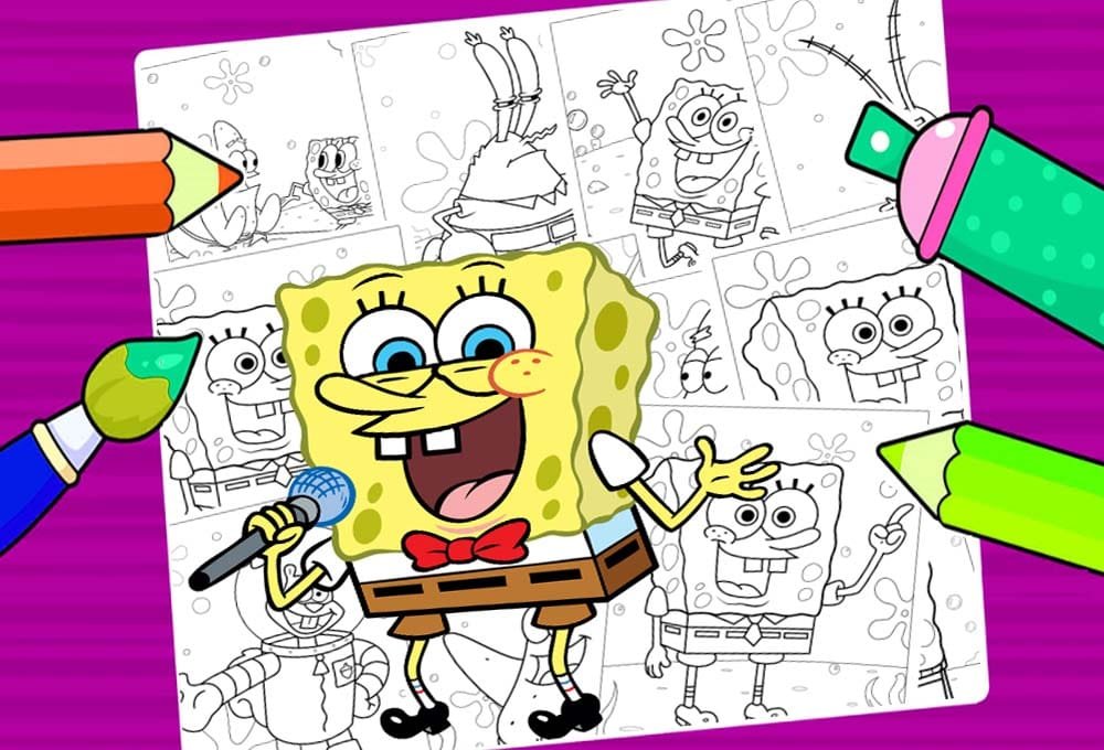 SpongeBob coloring Pages