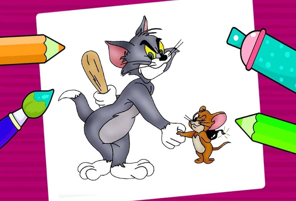 Tom and Jerry Coloring Pages – Print or Color Online