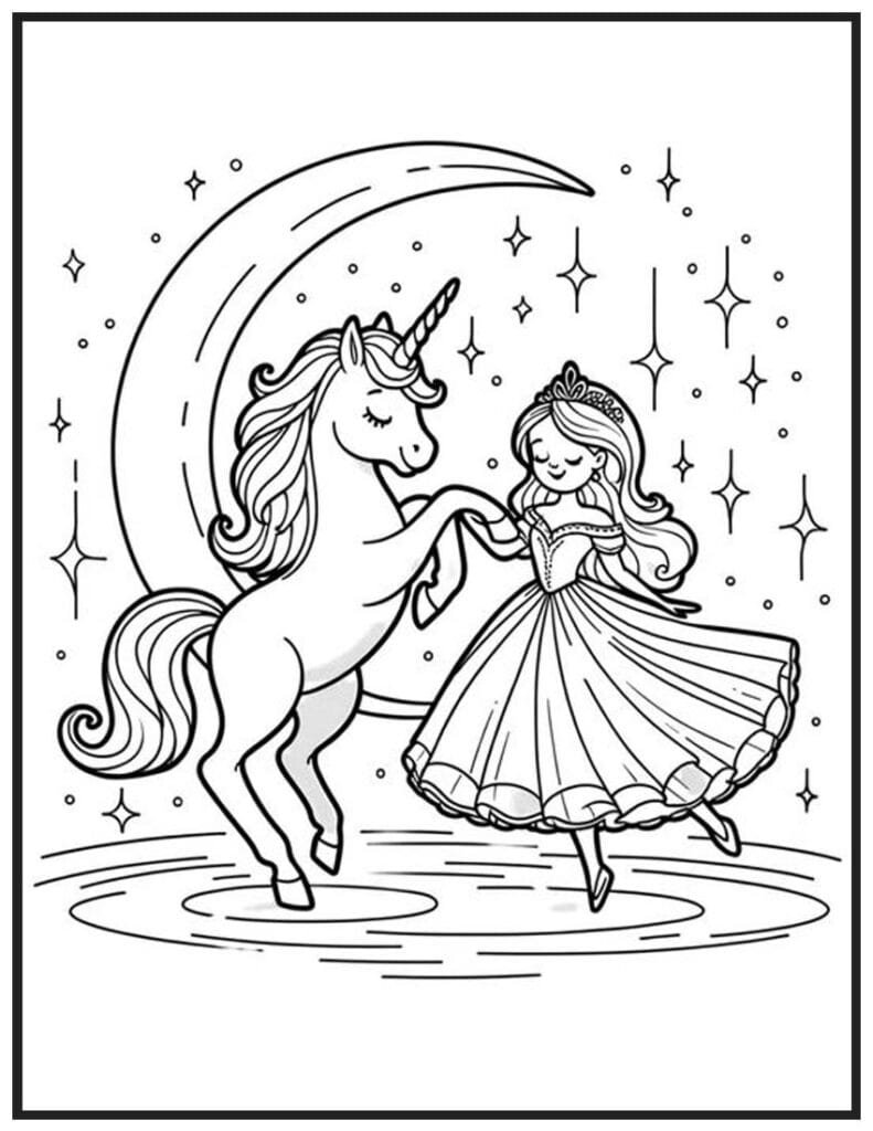 Twinkle Night Of Unicorn and Princess