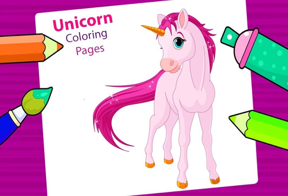 Unicorn Coloring Pages