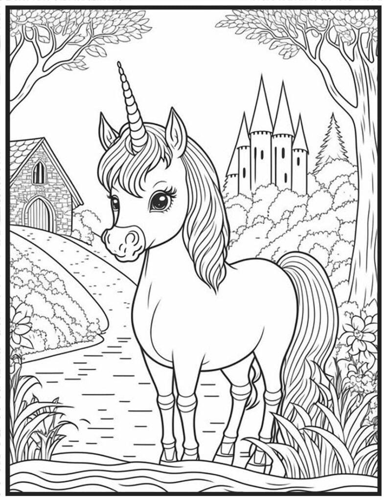 Unicorn in the town