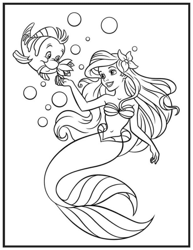 Ariel and Flounder Fun