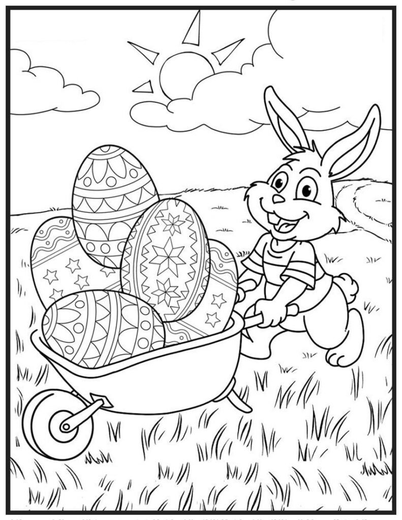 Easter Egg Cart