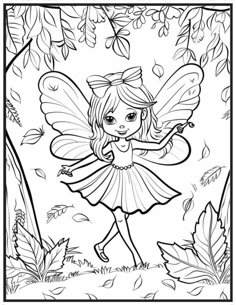 Fairy Holding A flower Bouquet