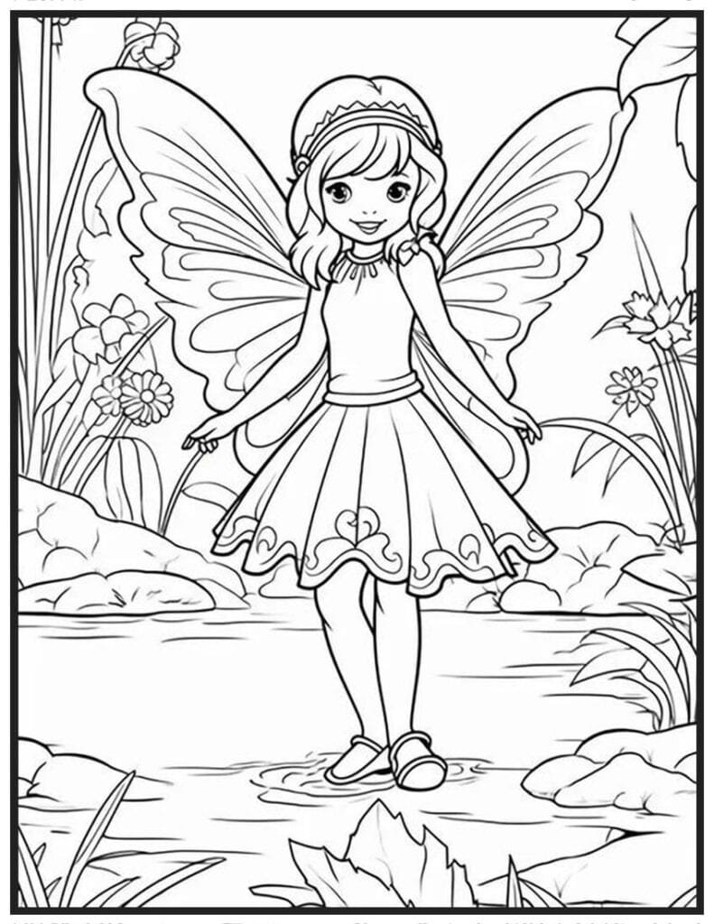 Fairy in the Pond