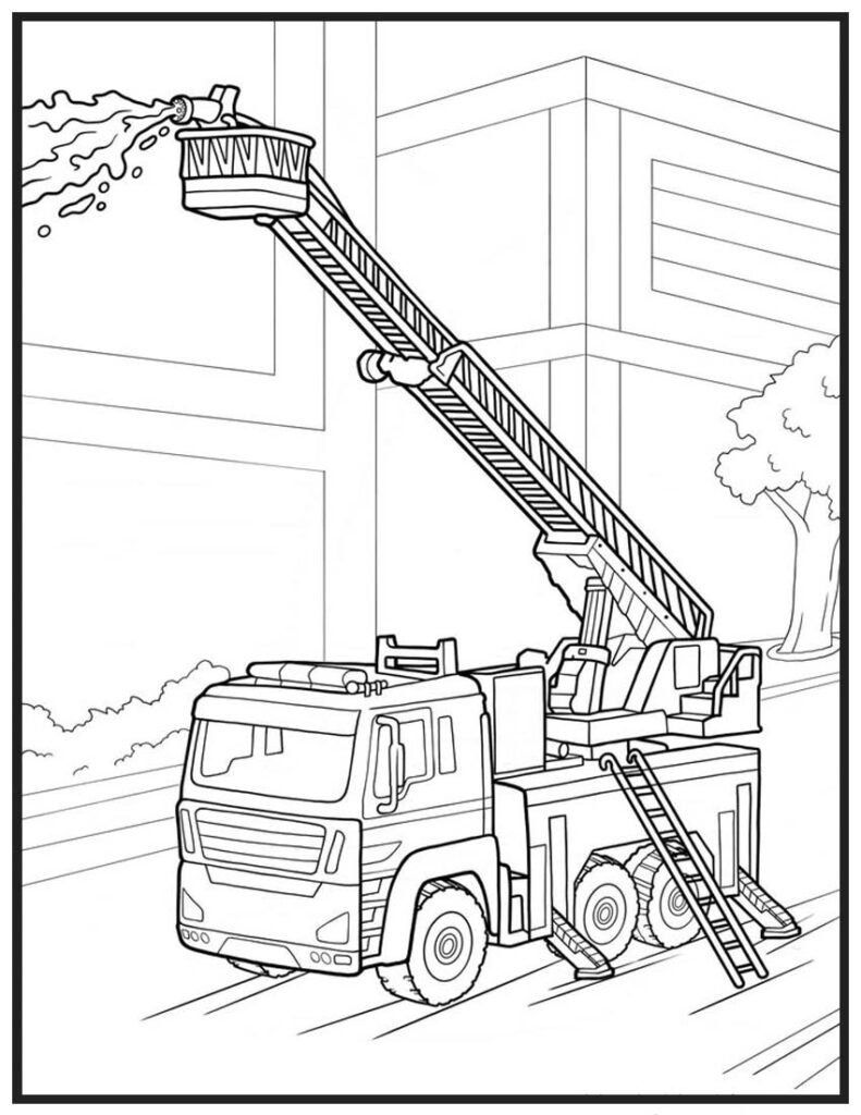 Fire Truck with Ladder