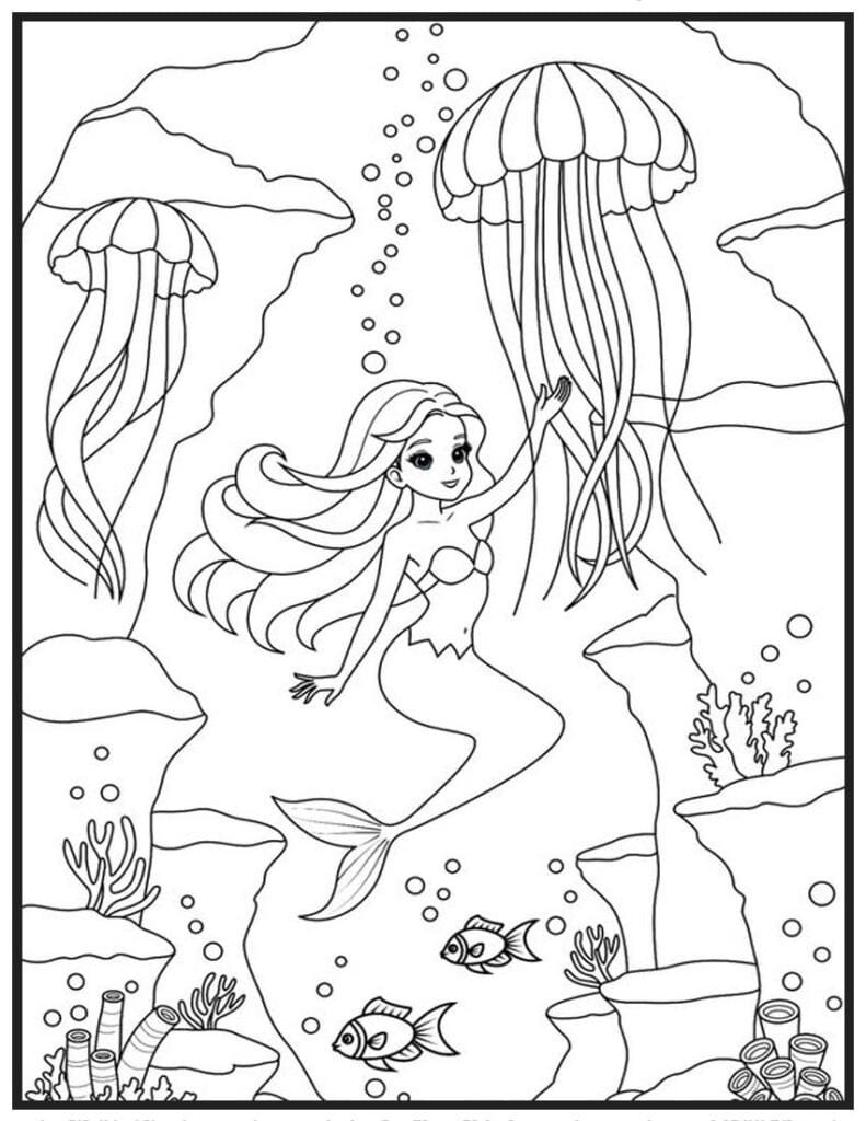 Mermaid and Jellyfish