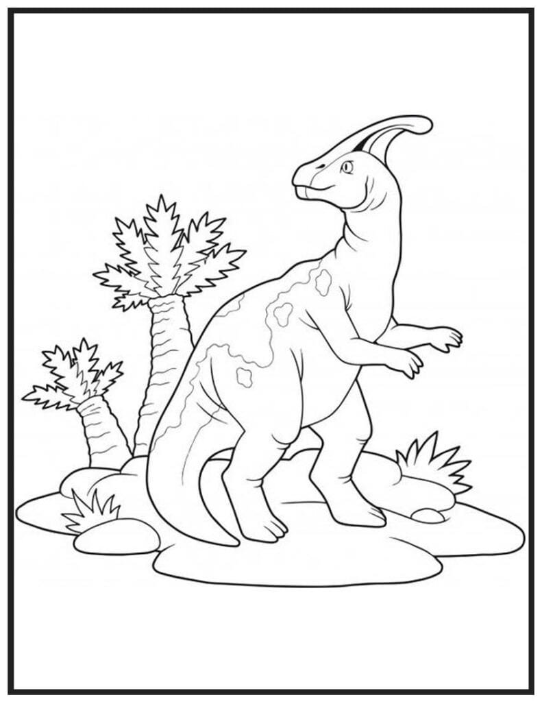 Parasaurolophus Pose