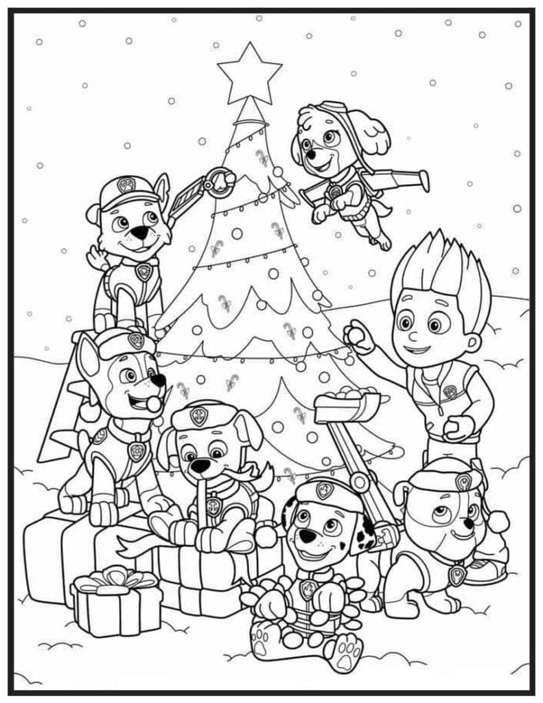 Paw Patrol Christmas Tree