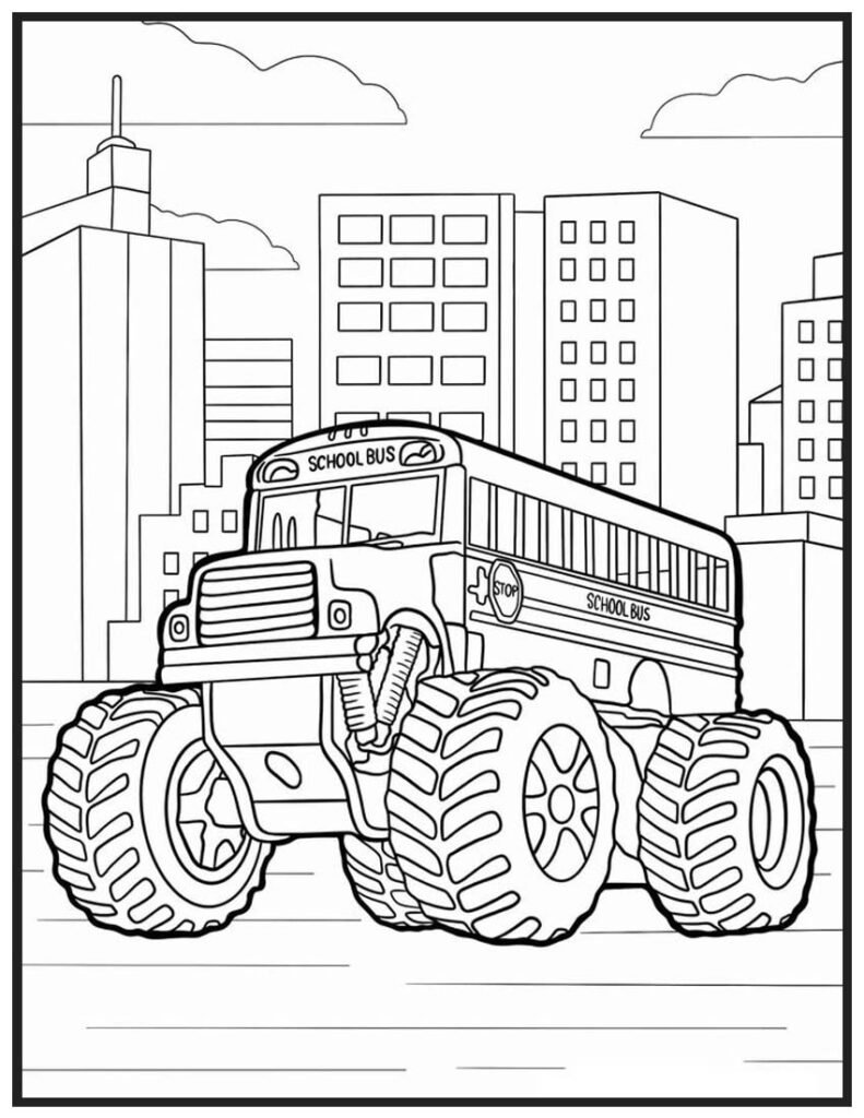 School Bus Monster Truck