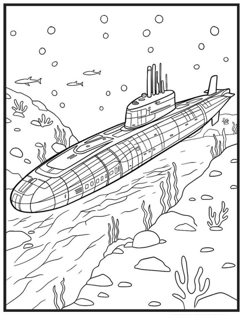 Submarine Under the Sea