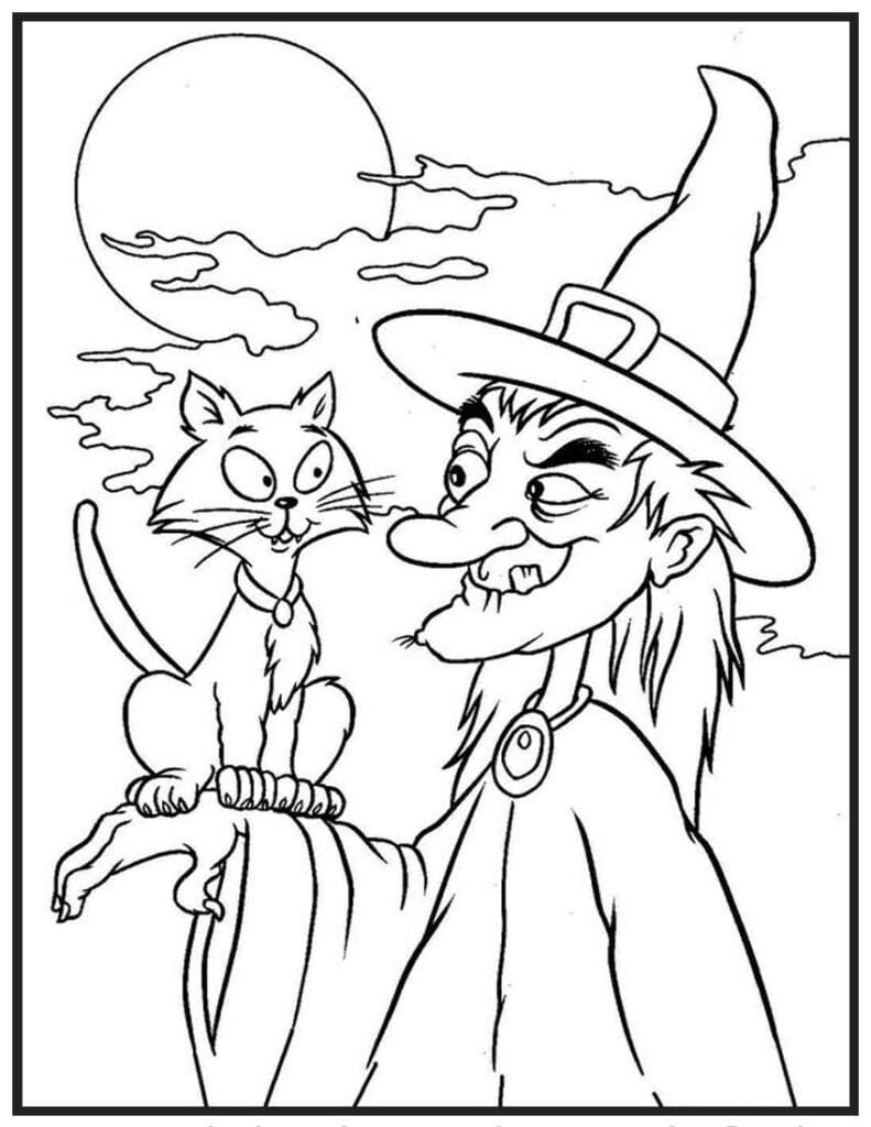 The Witch and Her Feline Friend