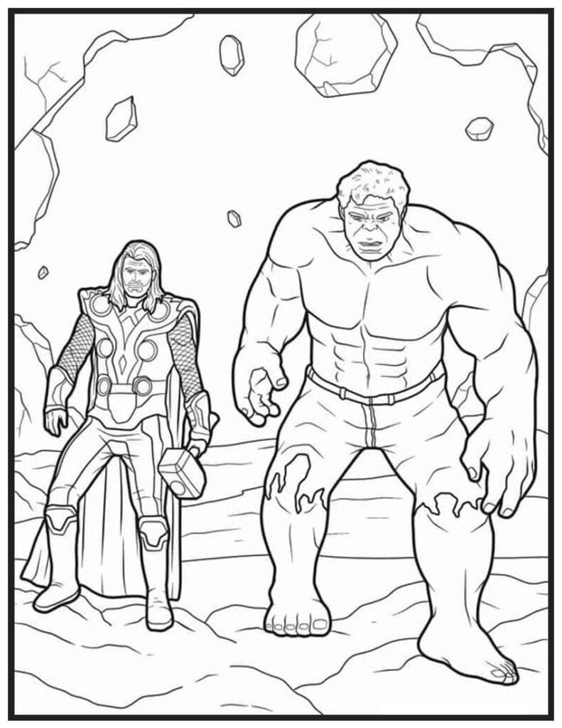 Thor and the Hulk